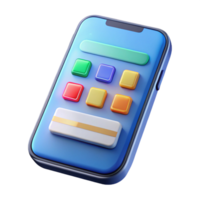 stunning vintage Smartphone displaying a mobile app interface original png