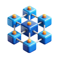 magnificent creative Blockchain network diagram professional png
