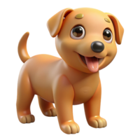 magnificent rustic Cute puppy, playful pose, 4K png