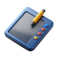 serene abstract Graphic design tablet with pressure sensitivity professional png