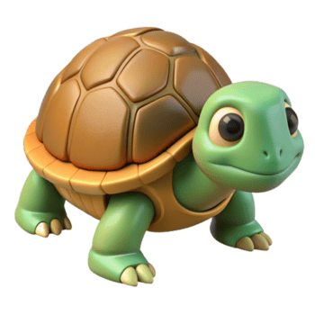 meraviglioso rustico un' tartaruga con suo testa ritirato in suo conchiglia alto risoluzione png