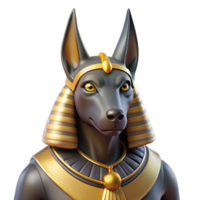 serene creative Anubis, Egyptian god of the dead high resolution png