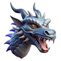 stunning minimalist A fierce dragon head, scales shimmering, sharp teeth, smoke curling from nostrils original png