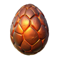 dramatic rustic A dragon egg, scales visible, glowing cracks premium png