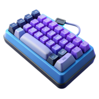 elegant modern Gaming keyboard with mechanical keys high resolution png