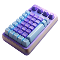 beautiful minimalist Gaming keyboard with mechanical keys authentic png