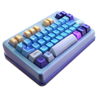stunning rustic Gaming keyboard with mechanical keys premium png