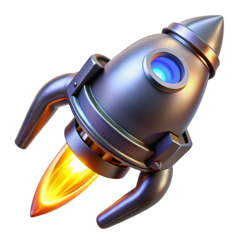 vibrante vintage nave espacial motor bocal com brilhando plasma genuíno png