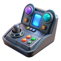 impressive abstract Spaceship cockpit control panel with illuminated buttons premium png