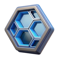 extraordinary abstract Spaceship window with hexagonal panels genuine png