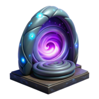 stunning modern Magic portal, swirling energy, high quality png
