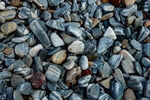 Background of granite stones. Texture of stones. photo