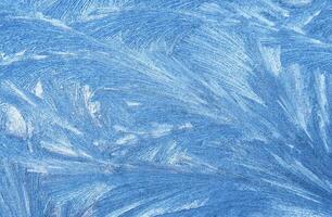 Frozen window texture photo