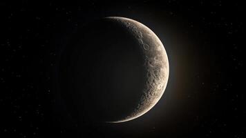 an image of the moon with a dark sky photo