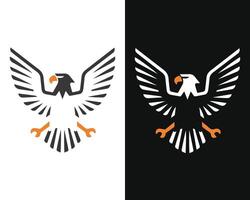 Royal Eagle Artwork Perfect for Flags, Shields and Badges vector