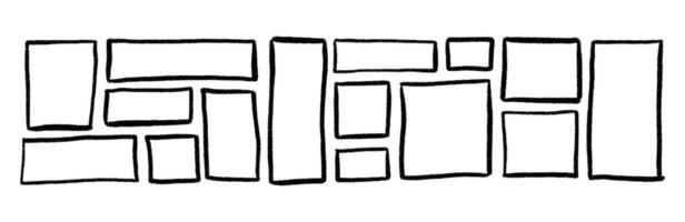 Hand-drawn speech bubbles with organic textbox shapes. Doodle-style dialog frames, talk tags and line designs. Flat illustration isolated on white background. vector