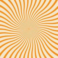 Vintage-inspired radial burst design in a groovy 60s and 70s psychedelic style. Bold and energetic abstract texture, perfect for posters, wallpapers, textiles, branding, and digital art vector
