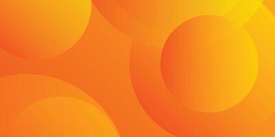 Abstract orange with circles background. abstract shapes composition vector