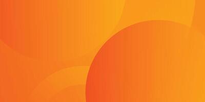 Abstract orange gradient circles background, circular shapes composition vector