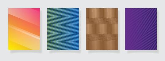 abstract design bright color pattern texture book cover template halftone gradients modern poster template background vector