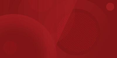 Abstract red background. Circle shapes composition Space. suitable for background, landing page, wallpaper vector