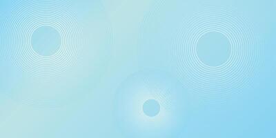 Abstract light blue modern background with circle elements vector