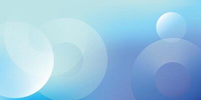 Abstract blue modern backdrop with circle elements Backdrop vector