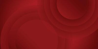 Abstract red circles background, Dynamic shapes composition vector