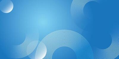 Gradient abstract background with circular line patterns vector