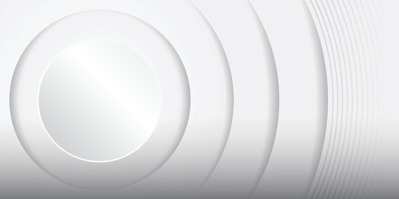 Abstract modern white background with circles and circular stripes