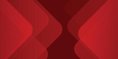 Abstract red cubical background. Dynamic shapes composition. Vectors illustration