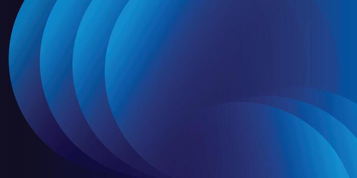 Abstract blue circle background, blue gradient abstract geometric background vector