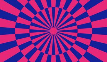 Dark blue and pink concentric radial burst background for modern graphics bold layouts and abstract digital artwork vector