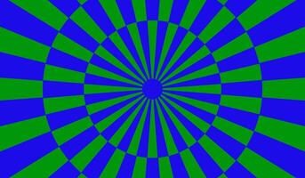 Green and blue retro style radial burst graphic for bold digital backgrounds and visual emphasis designs vector