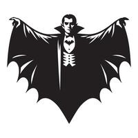 Scary Dracula Illustration Image for Halloween Vampire Designs vector