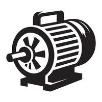 Electric Motor Illustration Powering Machines and Engineering Projects vector