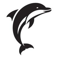 Leaping Dolphin Illustration Discover Marine Life with Creative Graphics vector