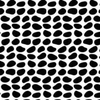 Black color many shape pattern vector
