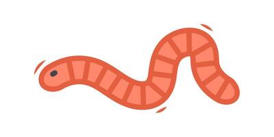 Worm icon. for mobile concept and web design on white background vector