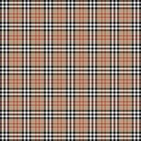 cream scottish tartan plaid checkered stripe fabric print pattern background vector