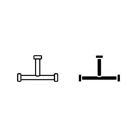 Pipe icon set. for mobile concept and web design. vector