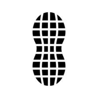Peanut icon. Outline of peanut.. vector
