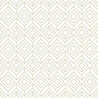 Golden chevron lines on white background seamless pattern. Art Deco geometric background, luxury linear diamond pattern. vector