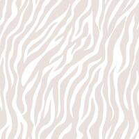 White and beige abstract tiger stripe seamless background. Abstract animal print vector