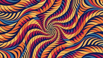 A psychedelic background with wavy lines vector
