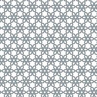 A high-quality seamless geometric floral pattern featuring an intricate interwoven design. vector