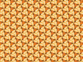 Seamless Abstract Geometric Pattern Retro Orange,Beige Pinwheel Design vector