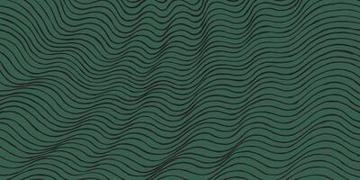 Hand drawn thin brush lines abstract minimal waves and ripples pattern in green, Japanese, ethnic handcrafted, wood carving textured background, simple water graphic for textile, carpet, vector