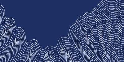 Hand drawn thin brush lines abstract minimal waves and ripples pattern, Japanese, ethnic handcrafted, wood carving textured background, simple water graphic for textile, carpet, decoration vector