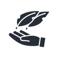 sensitive icon in trendy flat style vector